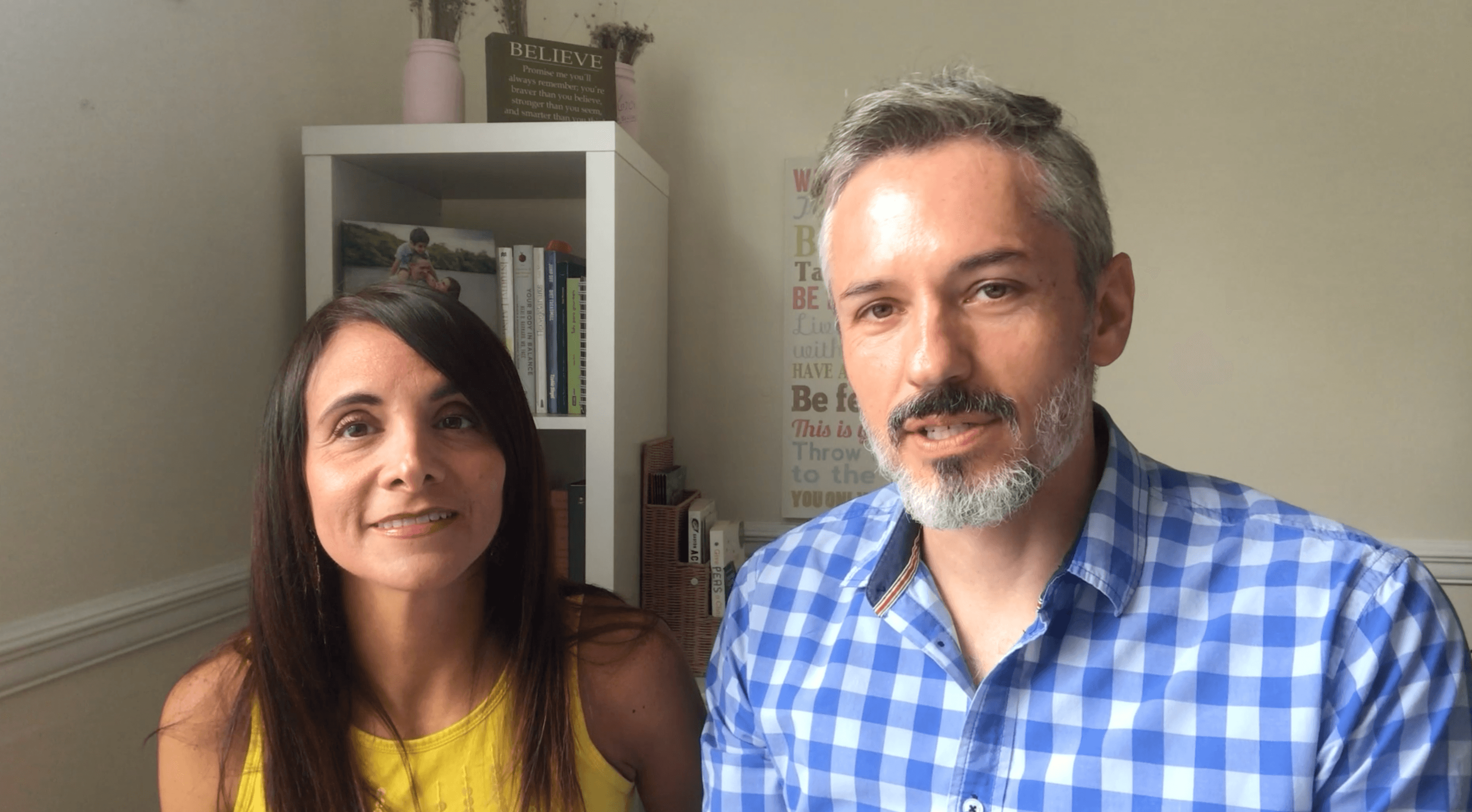 Esteben Rodarte and Ariane Elizalde
